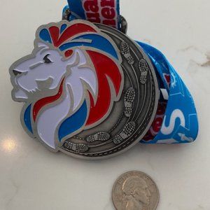 Virtual Running UK running medal - Run for Pride challenge Emergency Services